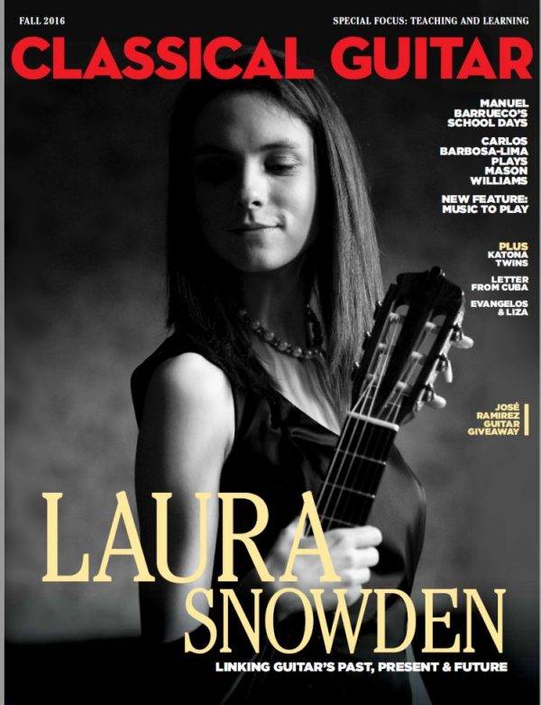 Article in Classical Guitar Magazine